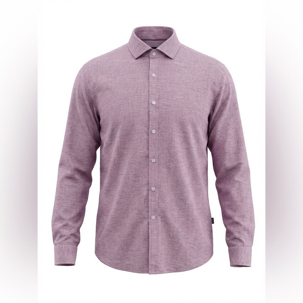 Hugo Boss Men's Purple hue Button-Up Shirt size XXL